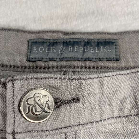 GUC Rock & Republic White Jean Shorts - Picture 3 of 4